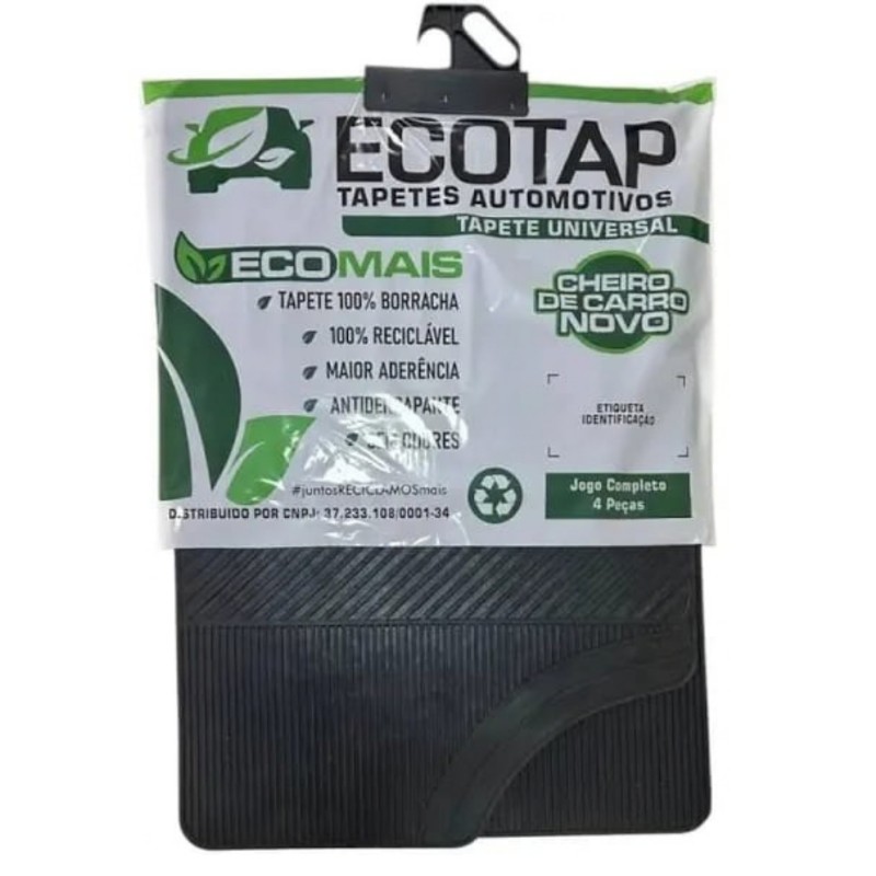 TAPETE BORRACHA (4Pçs) UNIVERSAL